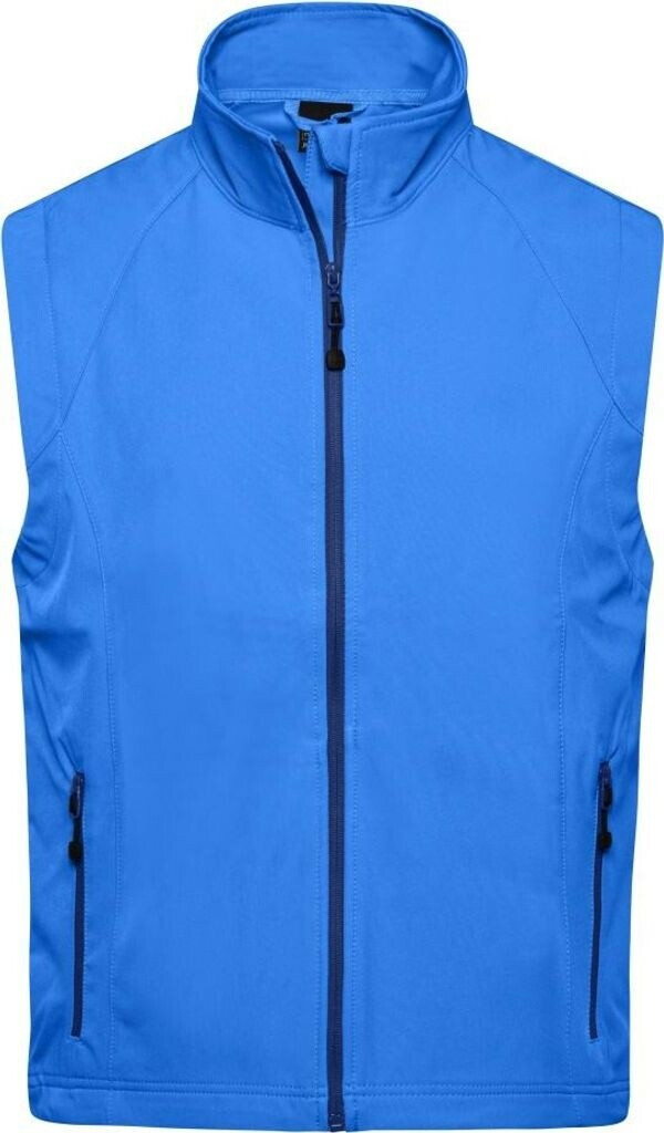 James & Nicholson Herren Softshell-Weste Azurblau (JN1022)