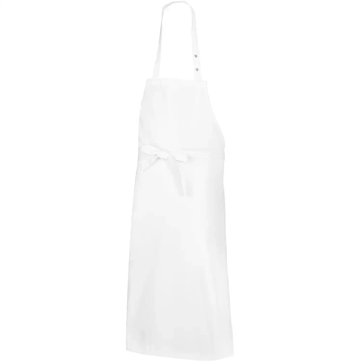 BP Long bib apron white (1900-400-21)