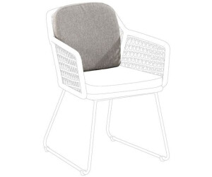 Niehoff Lido Coussin de Dossier pour Fauteuil de Jardin Taupe (G205-000-160)