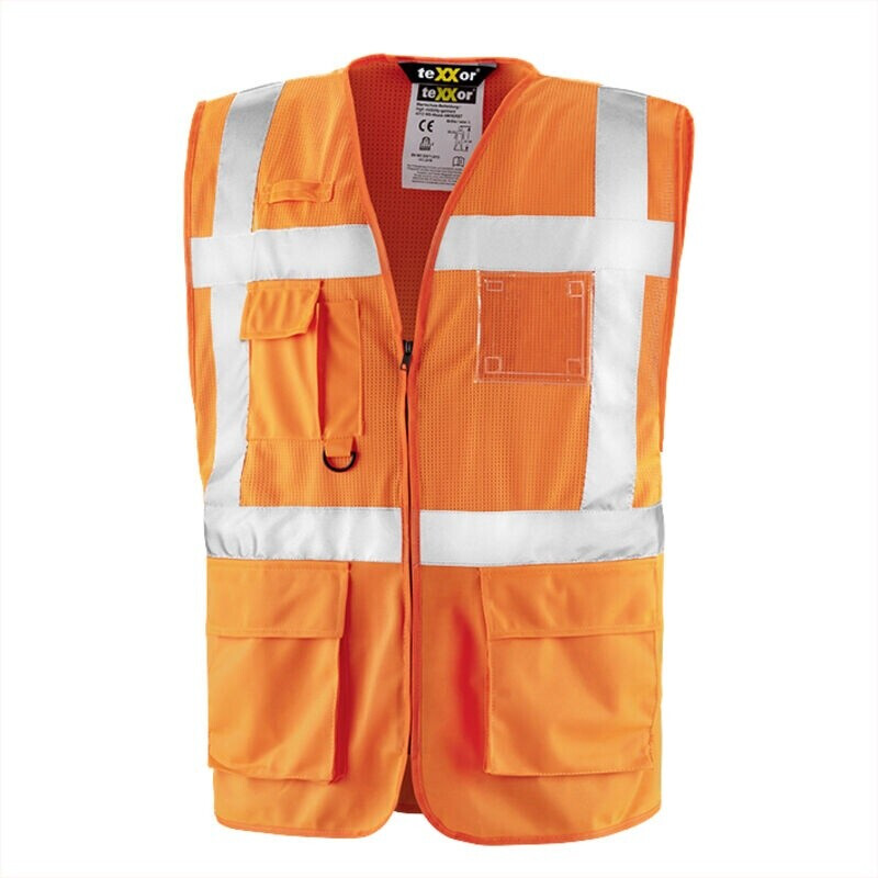teXXor Warnschutz-Weste AMHERST leuchtorange (4213-L)
