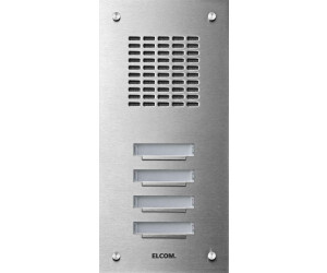 ELCOM TVM-2/1 Türstation Edelstahl UP (5102180)