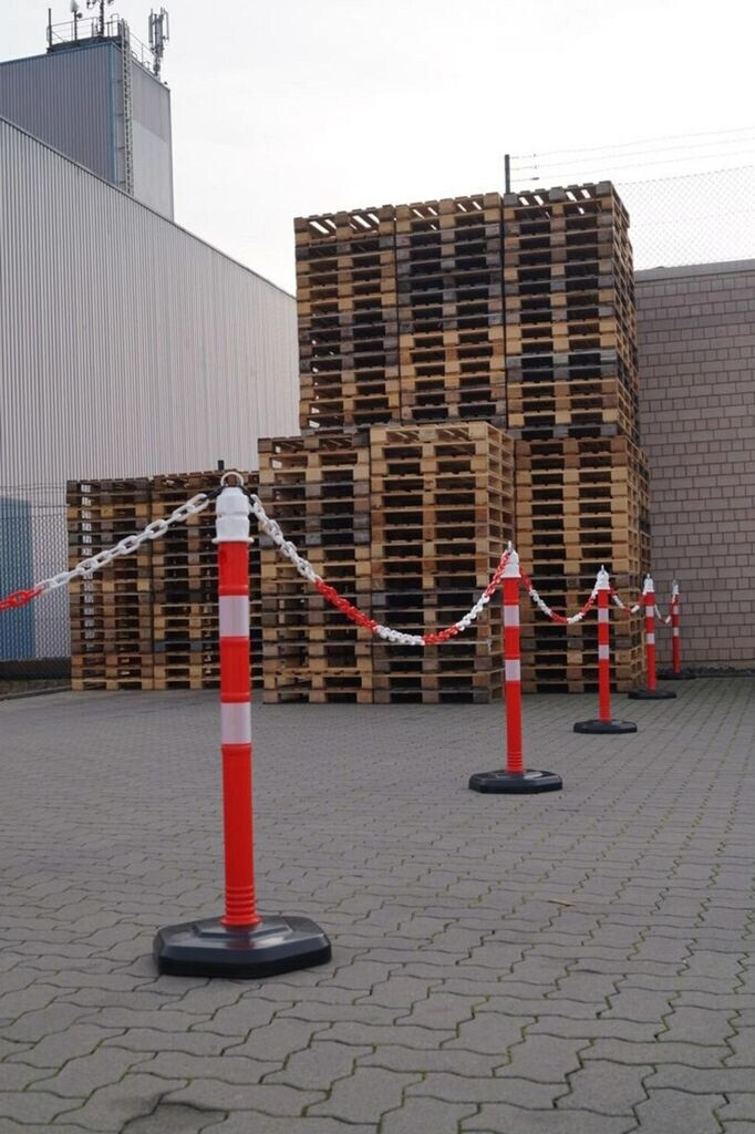 Jungheinrich Jungheinrich Chain post red/white Ø 63 mm 1000 mm with eyelet (12403ZR) - view 11