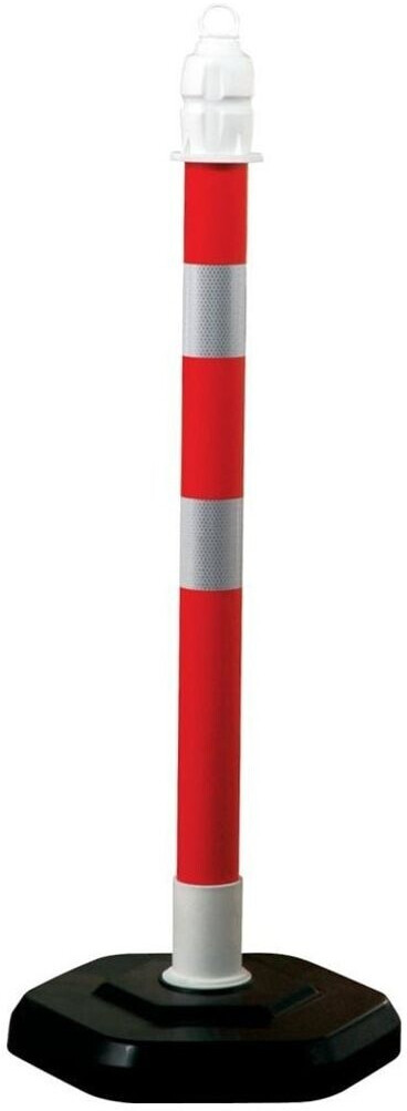 Jungheinrich Jungheinrich Chain post red/white Ø 63 mm 1000 mm with eyelet (12403ZR) - view 6