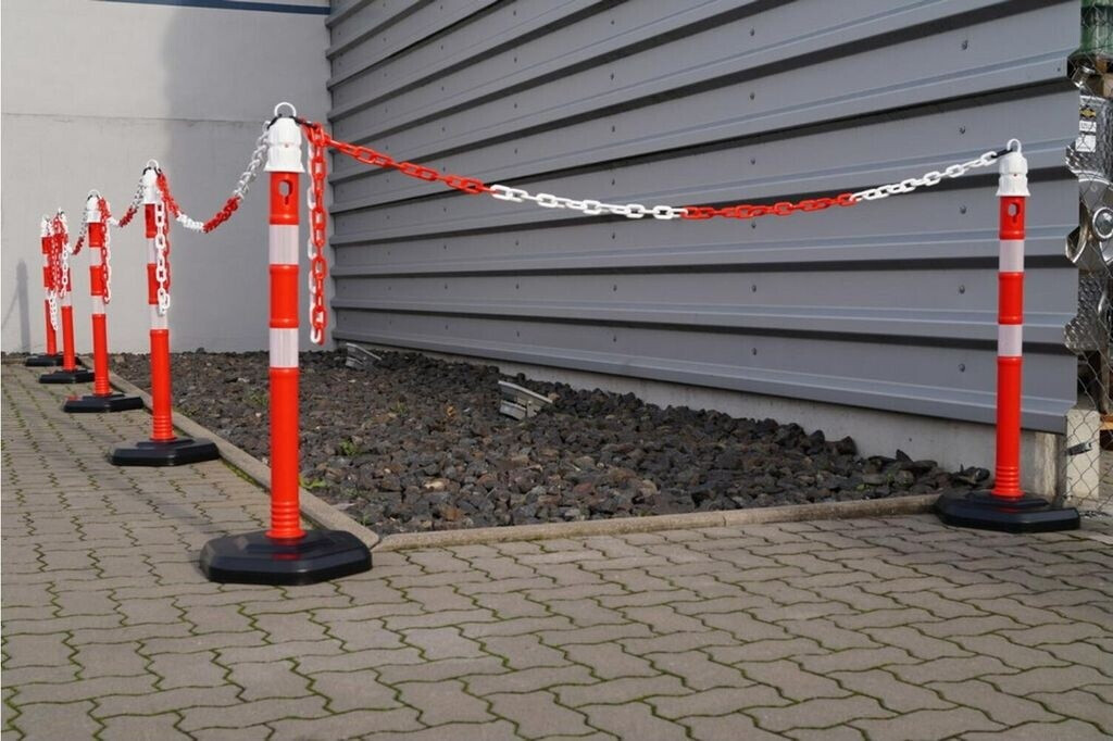 Jungheinrich Jungheinrich Chain post red/white Ø 63 mm 1000 mm with eyelet (12403ZR) - view 10