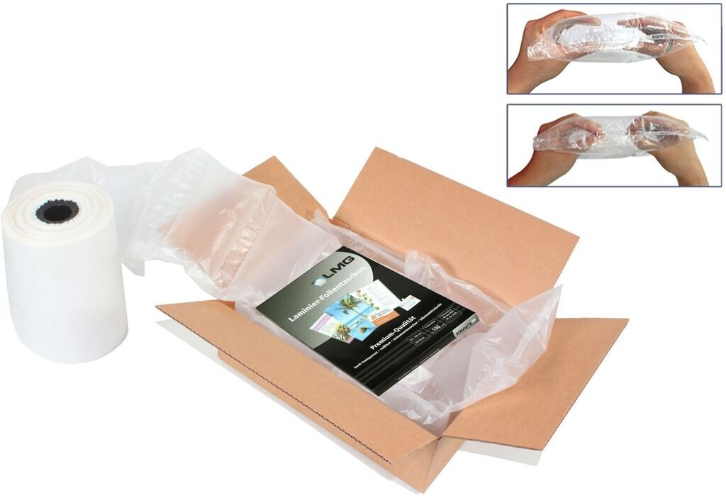 LMG LMG Luftpolsterfolie für Luftpolstermaschinen 300 m x 20 cm, 200 x 100 mm (LMG-LUFTKISSENFOLIE-200) - side view