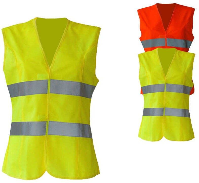 Korntex Damen Warnweste Hi-Vis Safety Vest Frankfurt signalorange (KXFOS)