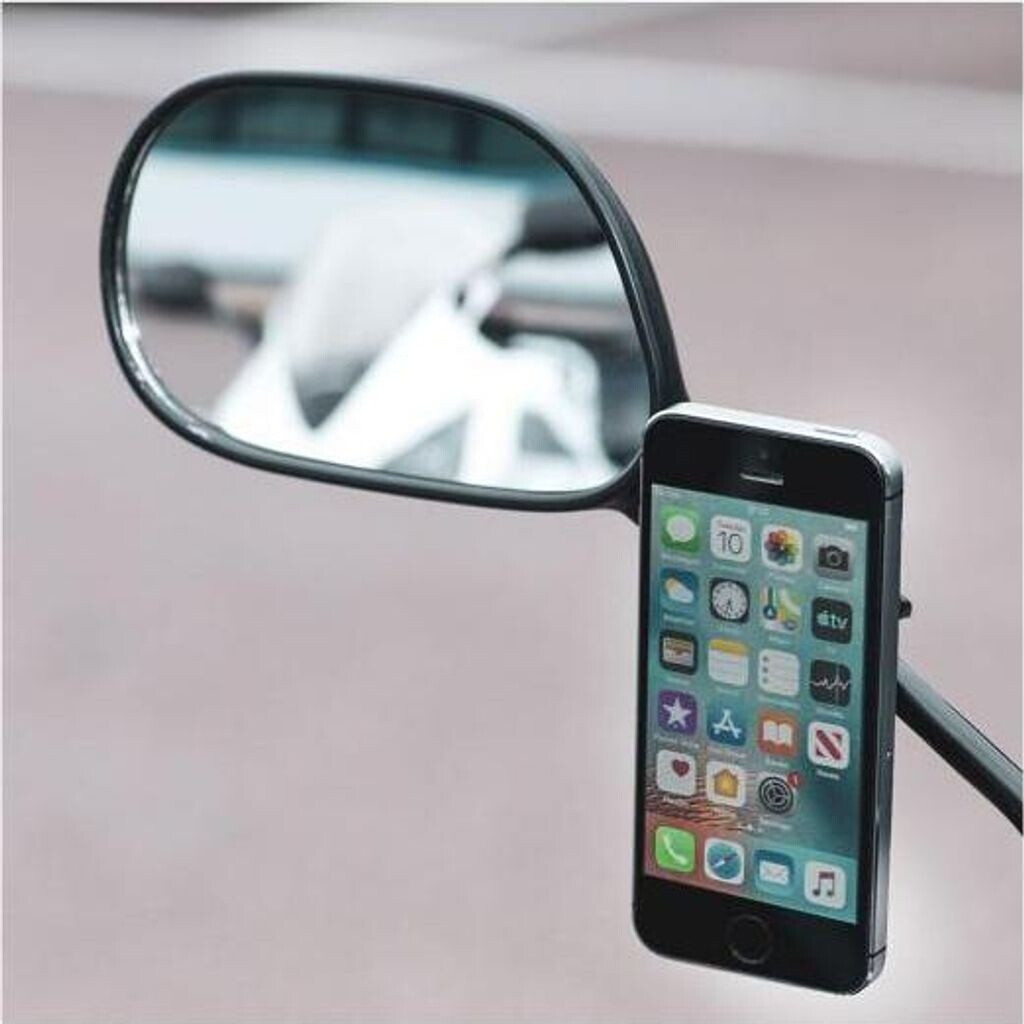Oxford Oxford CLIQR Motorcycle Phone Mount with Mirror Mount (OX854) - side view