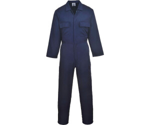 Portwest Euro Work Polycotton Coverall Boilersuit Navy (S999NARXL)