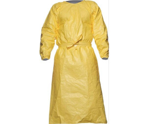 Tychem Chemical Protection Coat C PL50 yellow (TCASC/S/M)