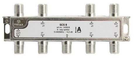 Triax SCS 8 F-Splitter 5-2400 MHz 16.5dB (349828)