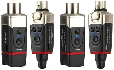 Xvive Dual Wireless System for PA & DJ Systems 5.8 GHz (U35D)