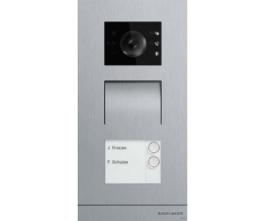 Busch-Jaeger Video Outdoor Station 2-gang Busch-Welcome IP Stainless Steel (H81381P2-S-03, 2TMA130010X0020)