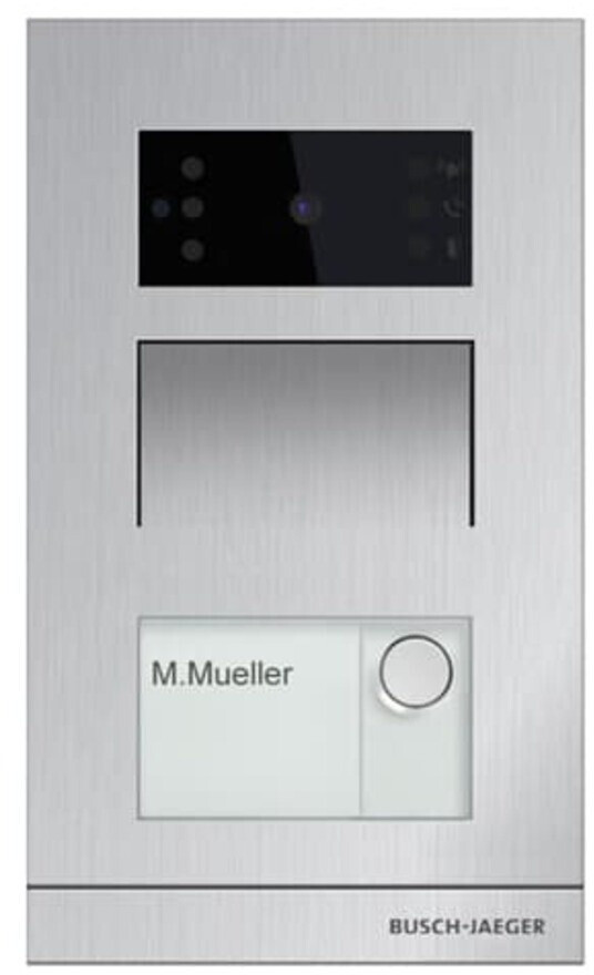 Busch-Jaeger Video Outdoor Station Mini UP 1-gang aluminium (2TMA130010A0018)