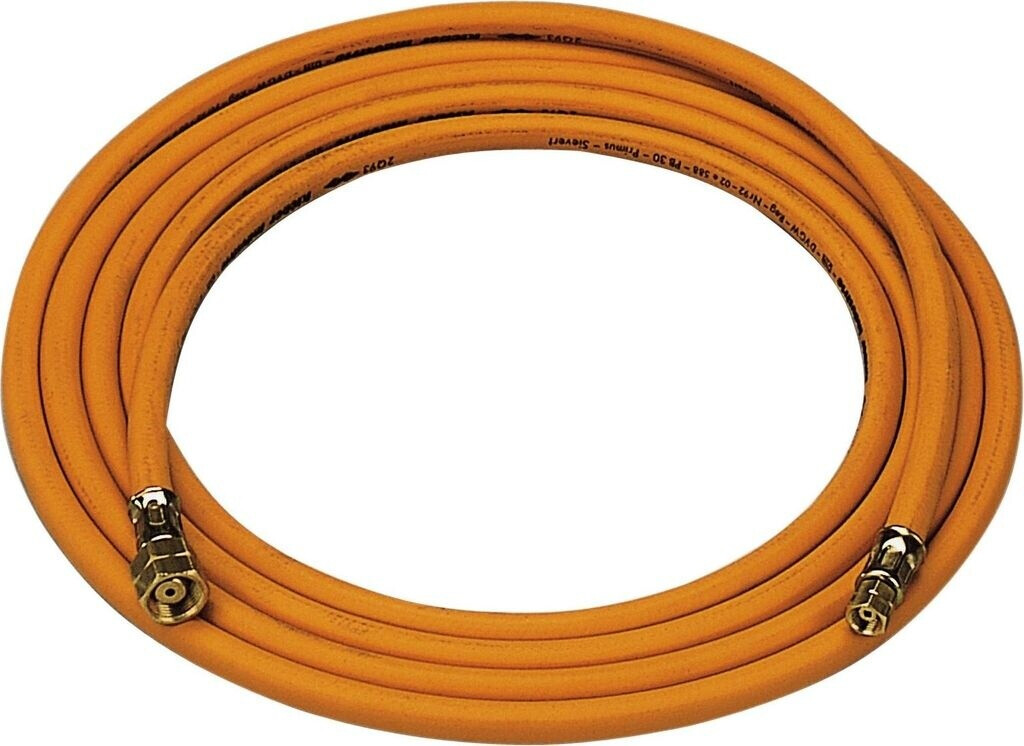 Sievert Propane Gas Hose 4x4mm G3/8Inch LH x G3/8Inch LH High Pressure 2m (770021)
