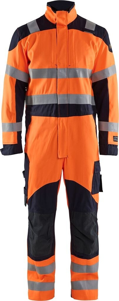 Blakläder Inhärent Multinorm Overall High Vis Orange/Marineblau (6089)