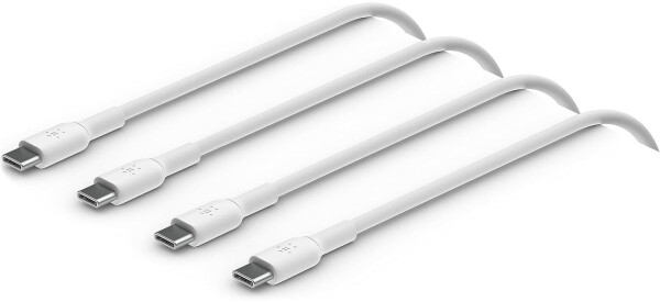 Belkin Boost Charge USB-C zu USB-C 2.0 Kabel 1m, weiß, 2er Pack (CAB003BT1MWH2PK), Bild 3