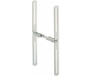Alba-Krapf Blumenkastenhalter H-Form für Mauer verzinkt (12076)