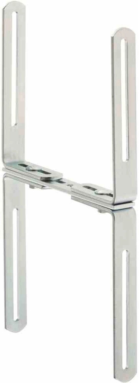 Alba-Krapf Alba-Krapf Flower Box Holder H-Shape for Walls galvanized (12076) - Product image 1 of 8