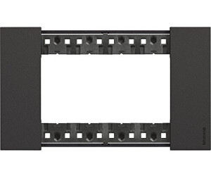 Bticino LivingNow Cover Frame 4-module black Zamak (KA4804KG)