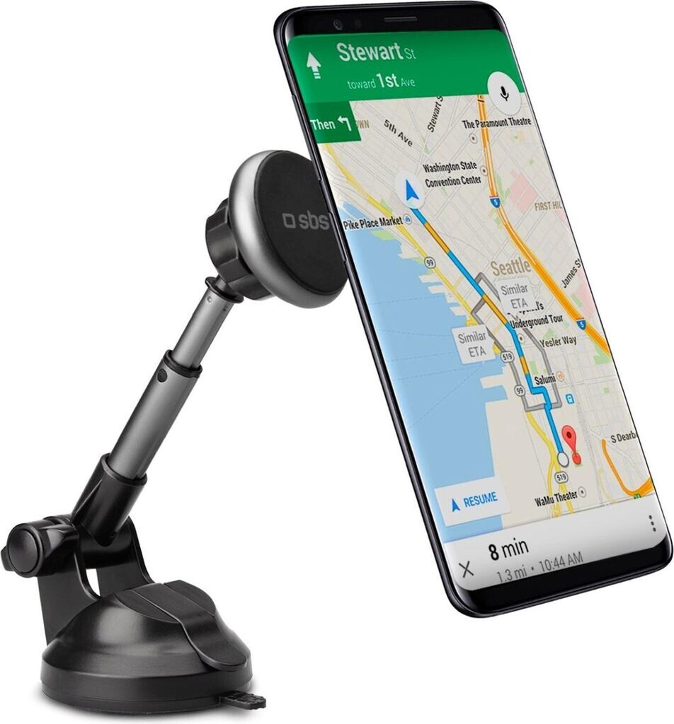 JAZ JAZ Telescopic car mount with suction cup, magnetic, 360° rotatable, Black/Silver (TESUPMAGEXT) - view 11