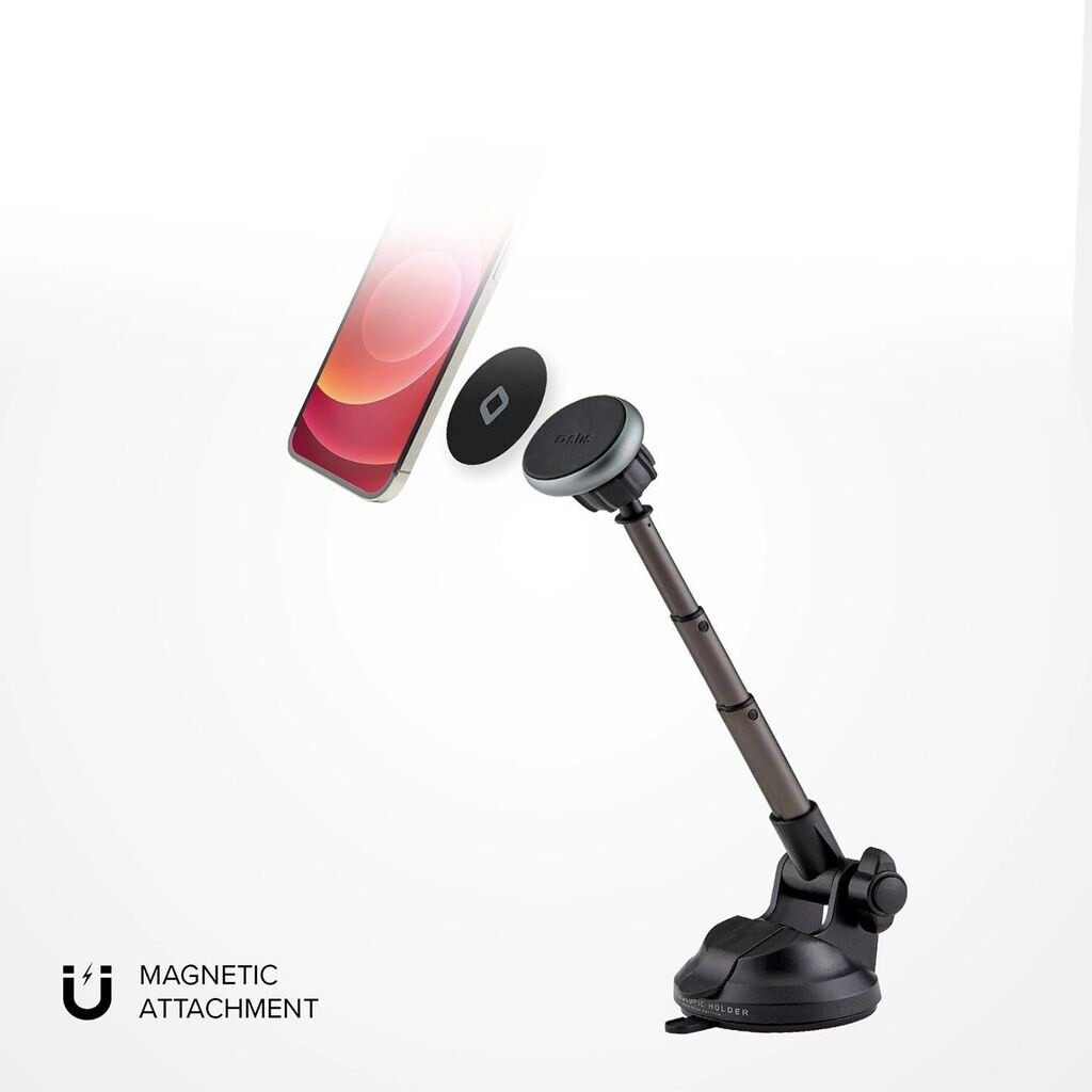 JAZ JAZ Telescopic car mount with suction cup, magnetic, 360° rotatable, Black/Silver (TESUPMAGEXT) - view 6