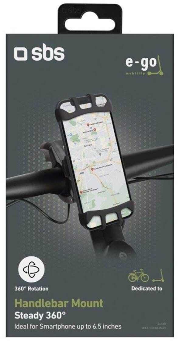 JAZ JAZ 360° Mobile Phone Holder for Bicycle and Scooter (TEERIDEHOLD360) - detail view