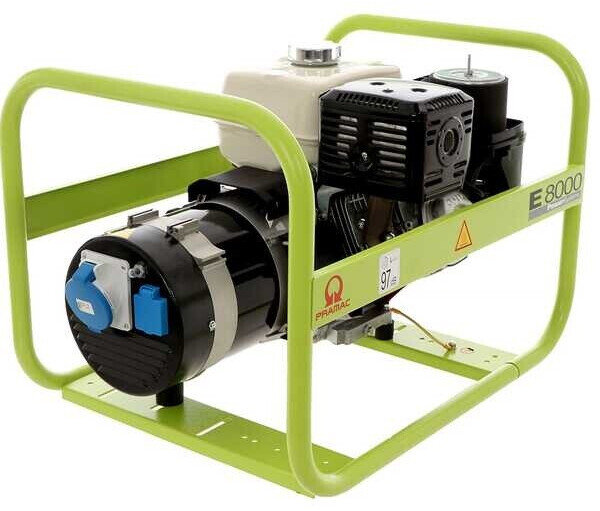 Pramac E 8000 Generador de Corriente Gasolina 230V 5.4-6.4 kW (PA652SH1000)