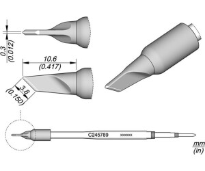 JBC Soldering Tip Knife 3.5 x 0.3 mm (C245789)