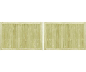 vidaXL Garden gates made of impregnated pine wood 2 pcs