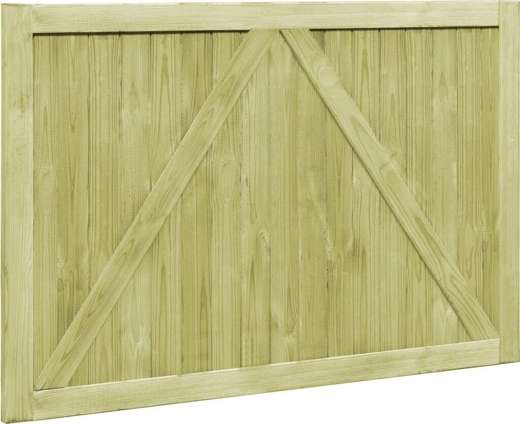 vidaXL vidaXL Garden gates made of impregnated pine wood 2 pcs - detail view