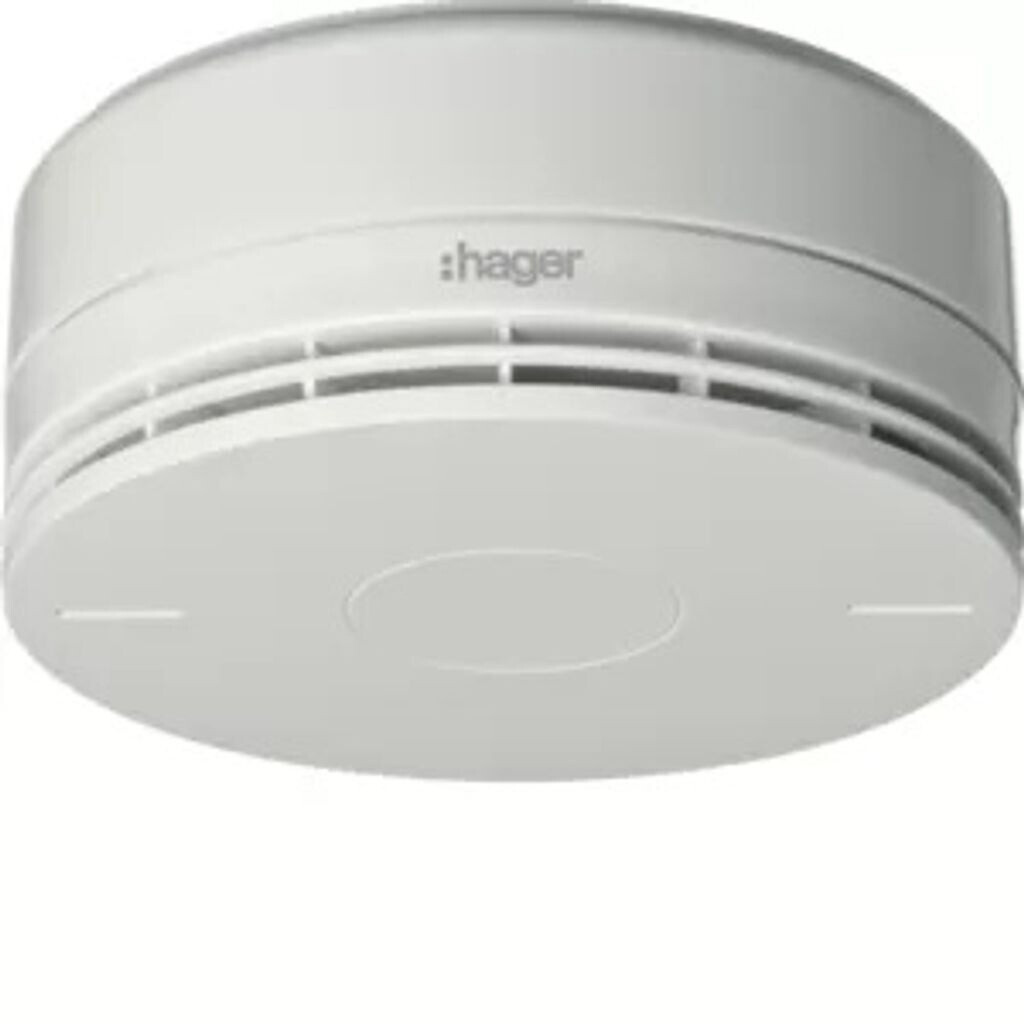 Hager BEKA Wireless dual detector with integrated siren EN54 white (RFM102D)