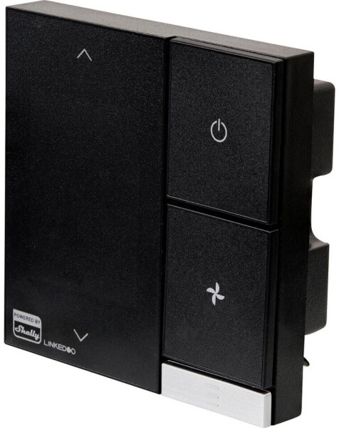 Shelly LinkedGo Smart HVAC Thermostat schwarz (Shelly_PbS_ST_ST802-B)