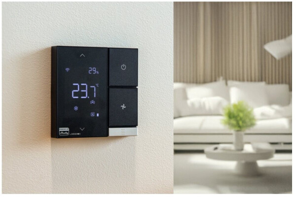 Shelly LinkedGo Smart HVAC Thermostat schwarz (Shelly_PbS_ST_ST802-B), Bild 6