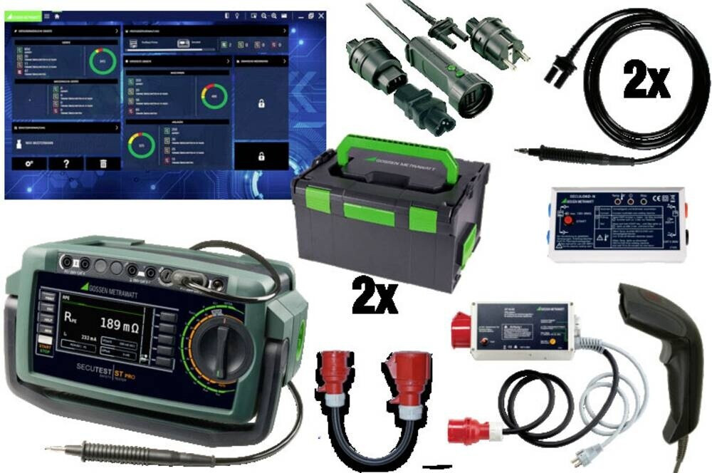 Gossen Metrawatt SECUTEST ST PRO Dispositivo di Test 3P/Pacchetto Saldatura (M708D)