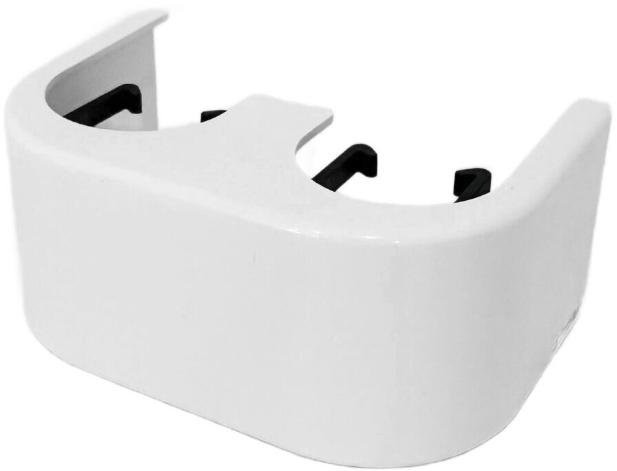 Simplex Designverkleidung für Hahnblock Eck weiß (F10094)