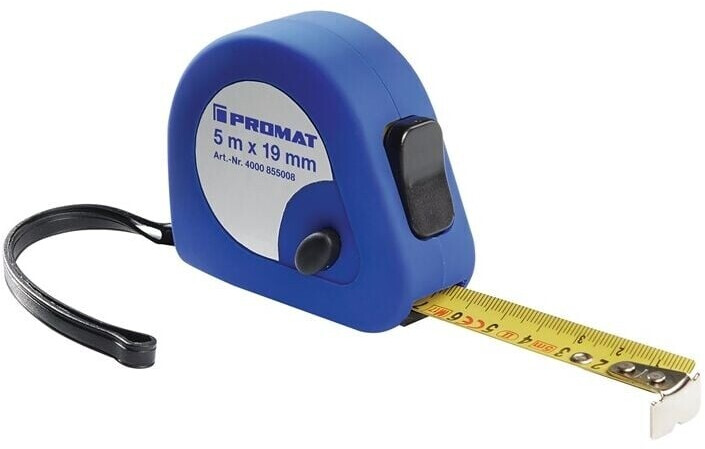Promat Pocket tape measure 3m yellow Automatic (4000855007)