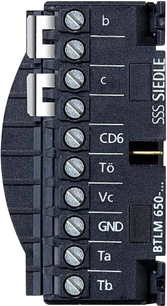 Siedle Terminal block for BTLM 650 black (200029523-00)