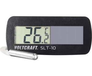 Voltcraft Digital Solar Powered Thermometer + Hygrometer Black (SLT-10)