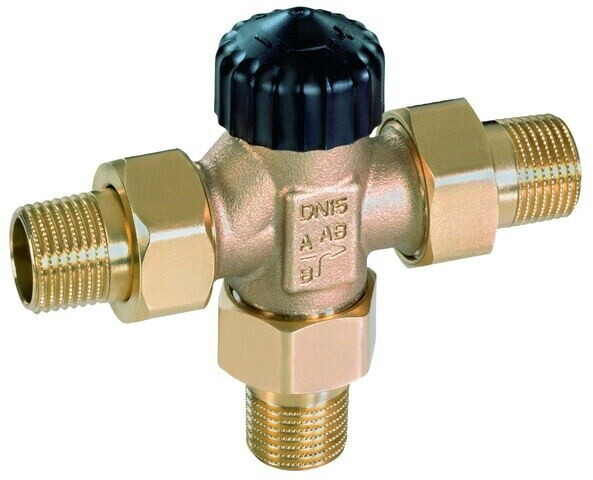 Heimeier Dreiwege-Mischventil DN25 flachdichtend, Rotguss (4170-04.000)