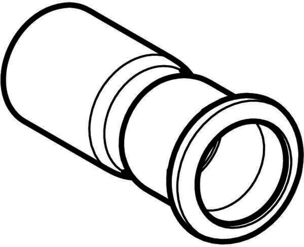 Geberit Mapress C-Stahl Reduktion mit Einschubende 28 mm x 22 mm (22309), Bild 3