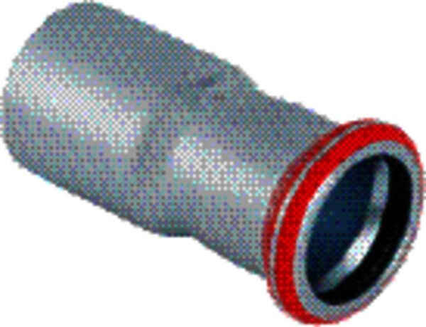 Geberit Mapress C-Stahl Reduktion mit Einschubende 35 mm x 28 mm (22313), Bild 2