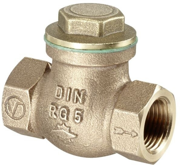 Oventrop Rückschlagklappe DN 15, G 1/2" IG, PN 16, Rotguss (1075004)