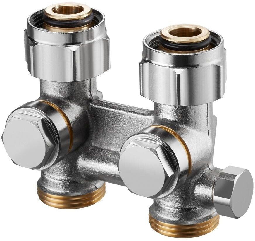 Oventrop Multiflex F ZBU Absperrverschraubung 3/4" ÜM x 3/4" AG Messing vernickelt (1015943)