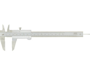 Helios-Preisser Pocket caliper with locking screw 150 mm stainless round (0195501)