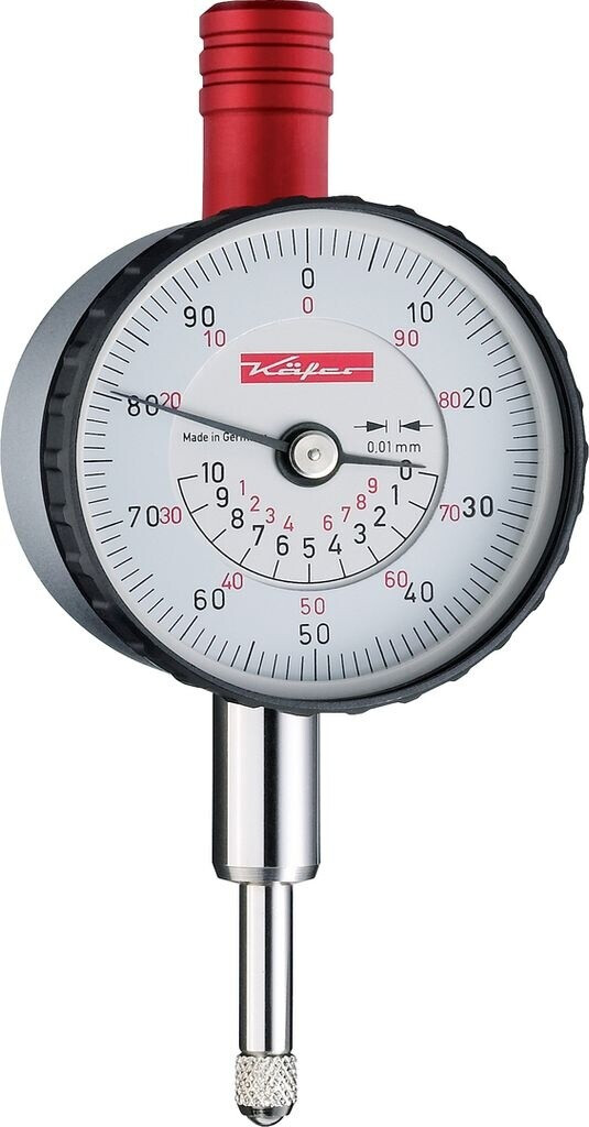 Käfer Dial Indicator KM 6T 3 mm Reading 0.01 mm without Shock Protection (10013)