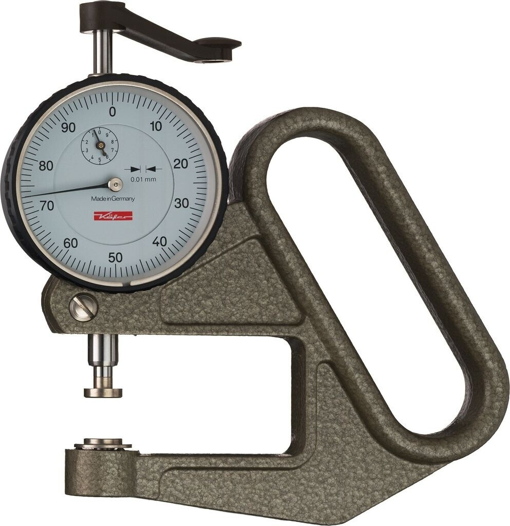 Käfer Thickness Gauge J 50 0-10 mm Reading 0.01 mm Flat 10=c mm (20012)