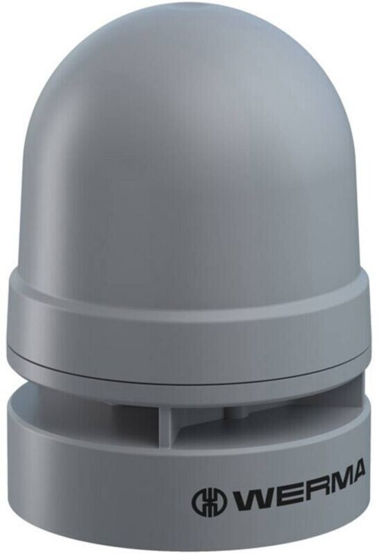 Werma Mini Sounder Signal Siren Continuous/Pulse 24VAC/DC GY (160.700.75)