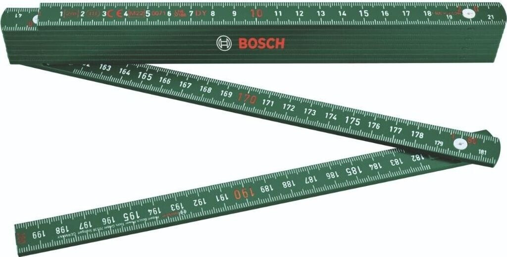 Bosch Folding Ruler 2m glass fibre reinforced nylon green (1600A032V3)