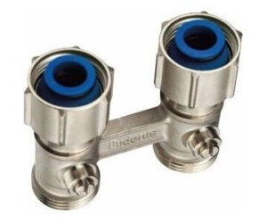 Buderus Hahnblock Durchgangsform G 3/4" x G 3/4" Außengewinde, ohne Voreinstellung (7738317846)