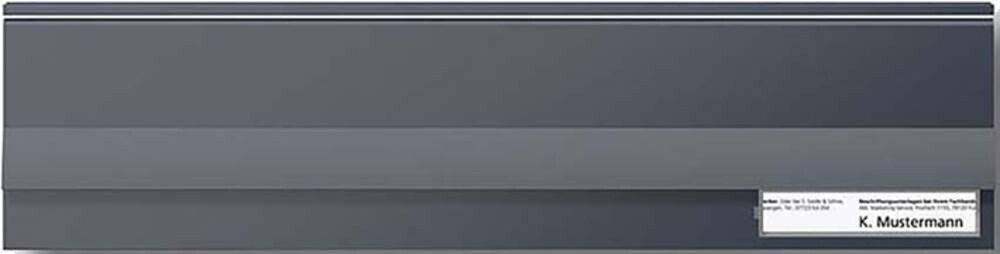 Siedle BE 611-4/1-0 AG Mail Slot anthracite grey (210005004-00)